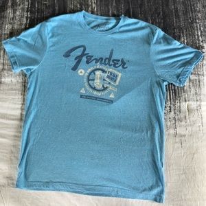Lucky Brand Blue Fender TShirt size L